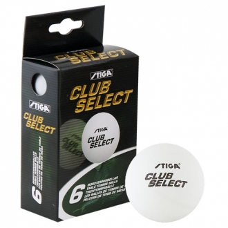 Stiga Club Select, 6-pack White