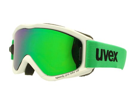 UVEX SPEEDY PRO TAKE OFF white-green/ltm green, lgl/clear S5538231726