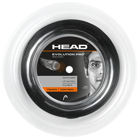 HEAD Evolution Pro Squash 110m 1,20 Black