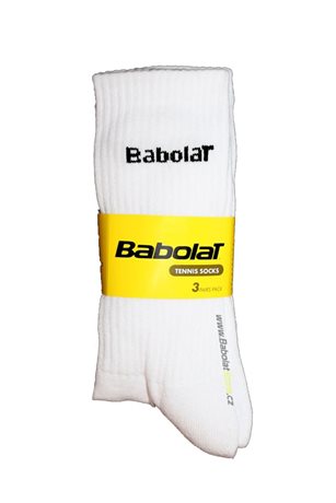 Babolat ponožky bílé - 3 páry