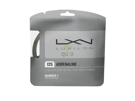 Luxilon Adrenaline 1,35mm Set Silver 12,2m