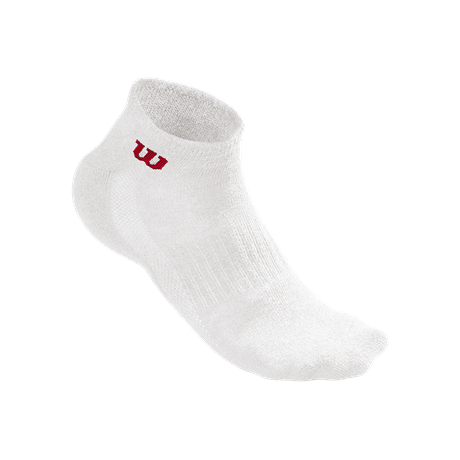 Wilson M Quarter Sock 3 Pack White