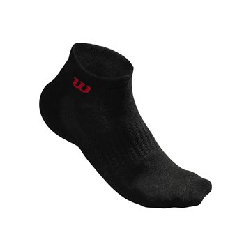 Produkt Wilson M Quarter Sock 3 Pair/Pack Black