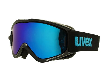 UVEX SPEEDY PRO TAKE OFF black-blue/ltm green, lgl/clear S5538230226