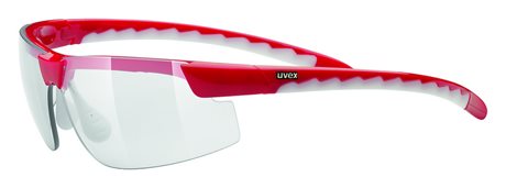 UVEX ACTIVE SMALL VARIO, RED WHITE/SMOKE