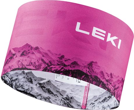 Leki XC Headband 352255106 neonpink-white